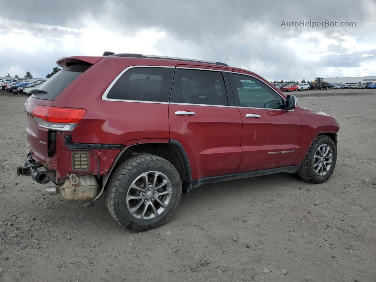 2014 Jeep Grand Cherokee Limited Maroon vin: 1C4RJFBM0EC486211