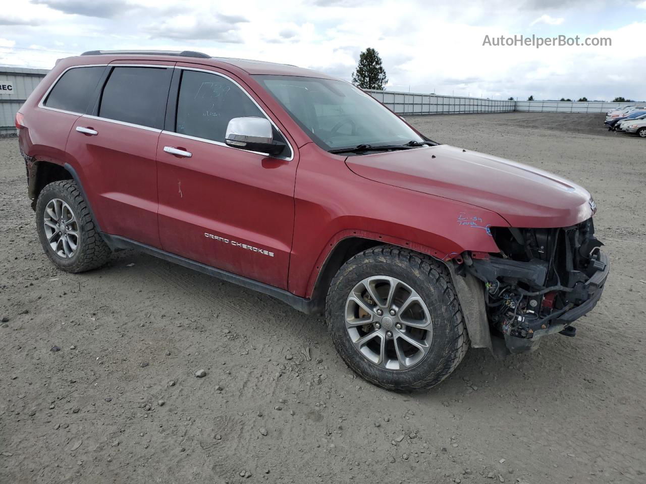 2014 Jeep Grand Cherokee Limited Maroon vin: 1C4RJFBM0EC486211