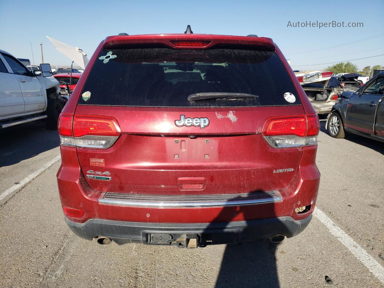 2014 Jeep Grand Cherokee Limited Red vin: 1C4RJFBM1EC392158