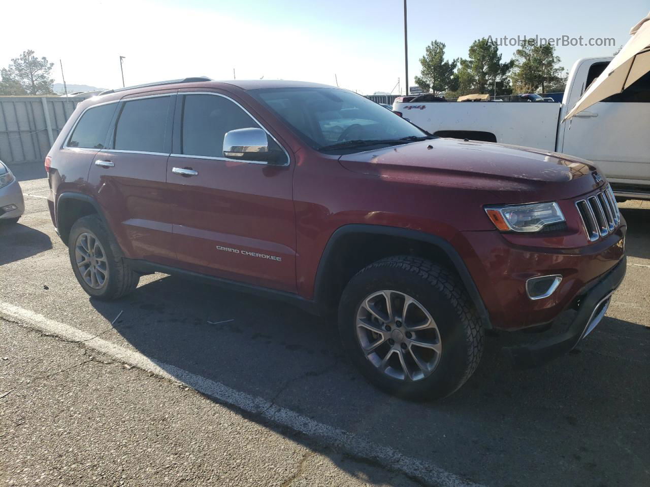 2014 Jeep Grand Cherokee Limited Red vin: 1C4RJFBM1EC392158