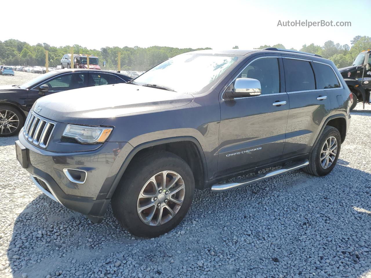 2014 Jeep Grand Cherokee Limited Gray vin: 1C4RJFBM1EC486671