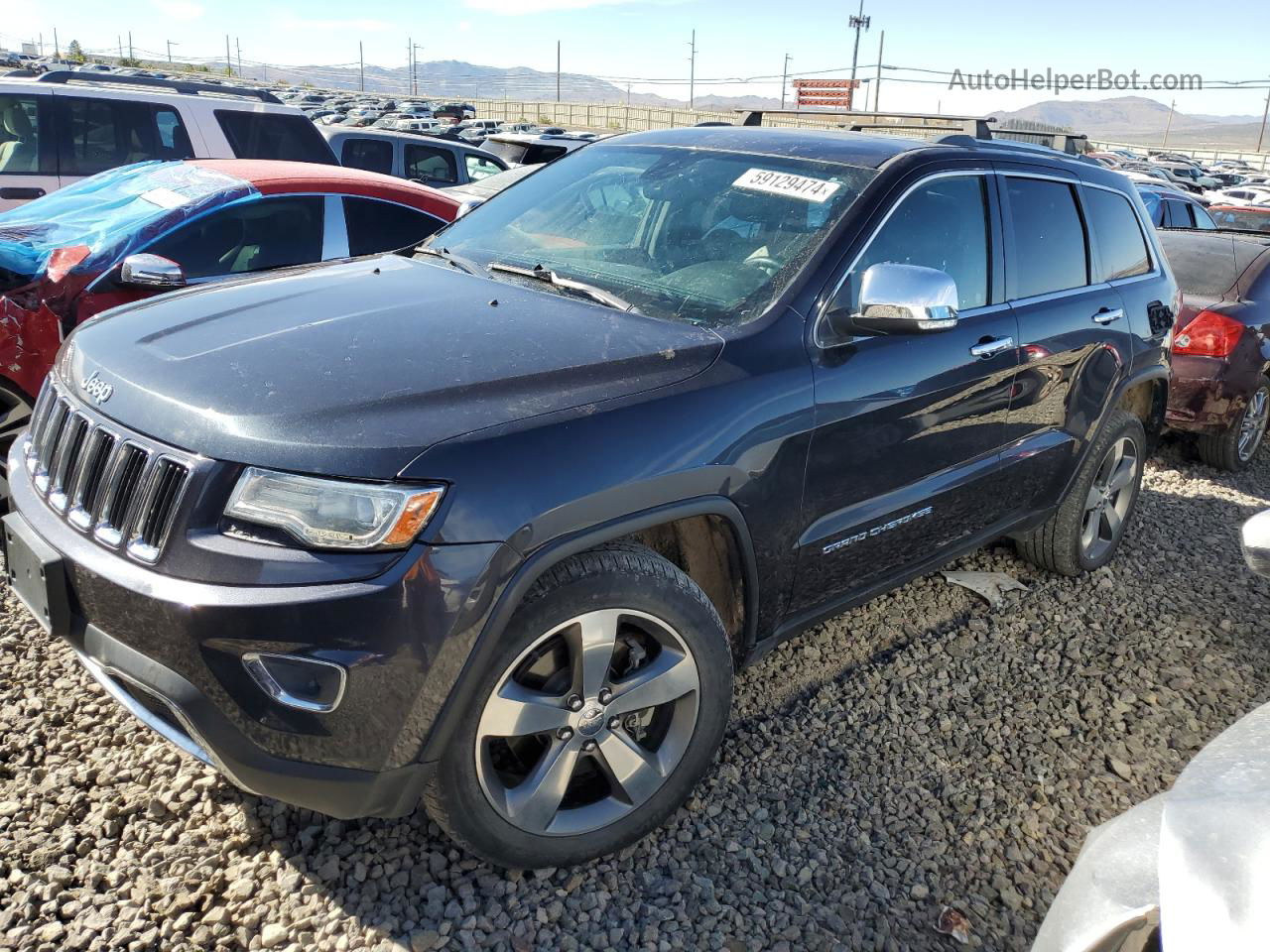 2014 Jeep Grand Cherokee Limited Black vin: 1C4RJFBM2EC376387