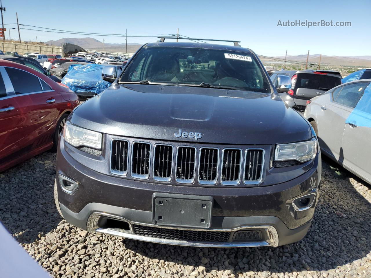 2014 Jeep Grand Cherokee Limited Black vin: 1C4RJFBM2EC376387