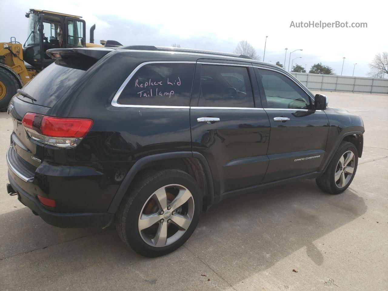 2014 Jeep Grand Cherokee Limited Green vin: 1C4RJFBMXEC365105