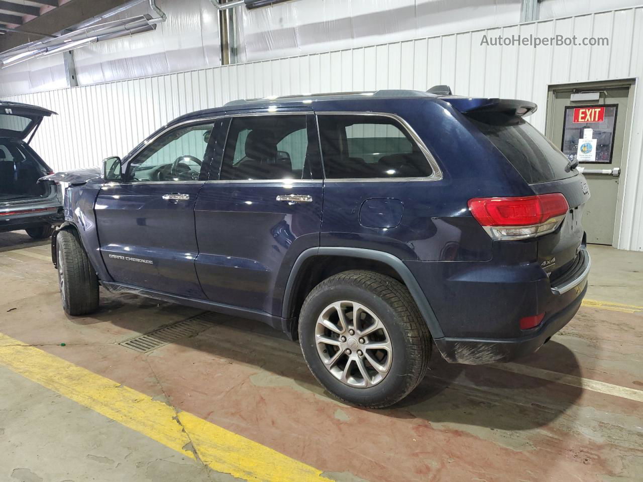 2014 Jeep Grand Cherokee Limited Blue vin: 1C4RJFBMXEC534457