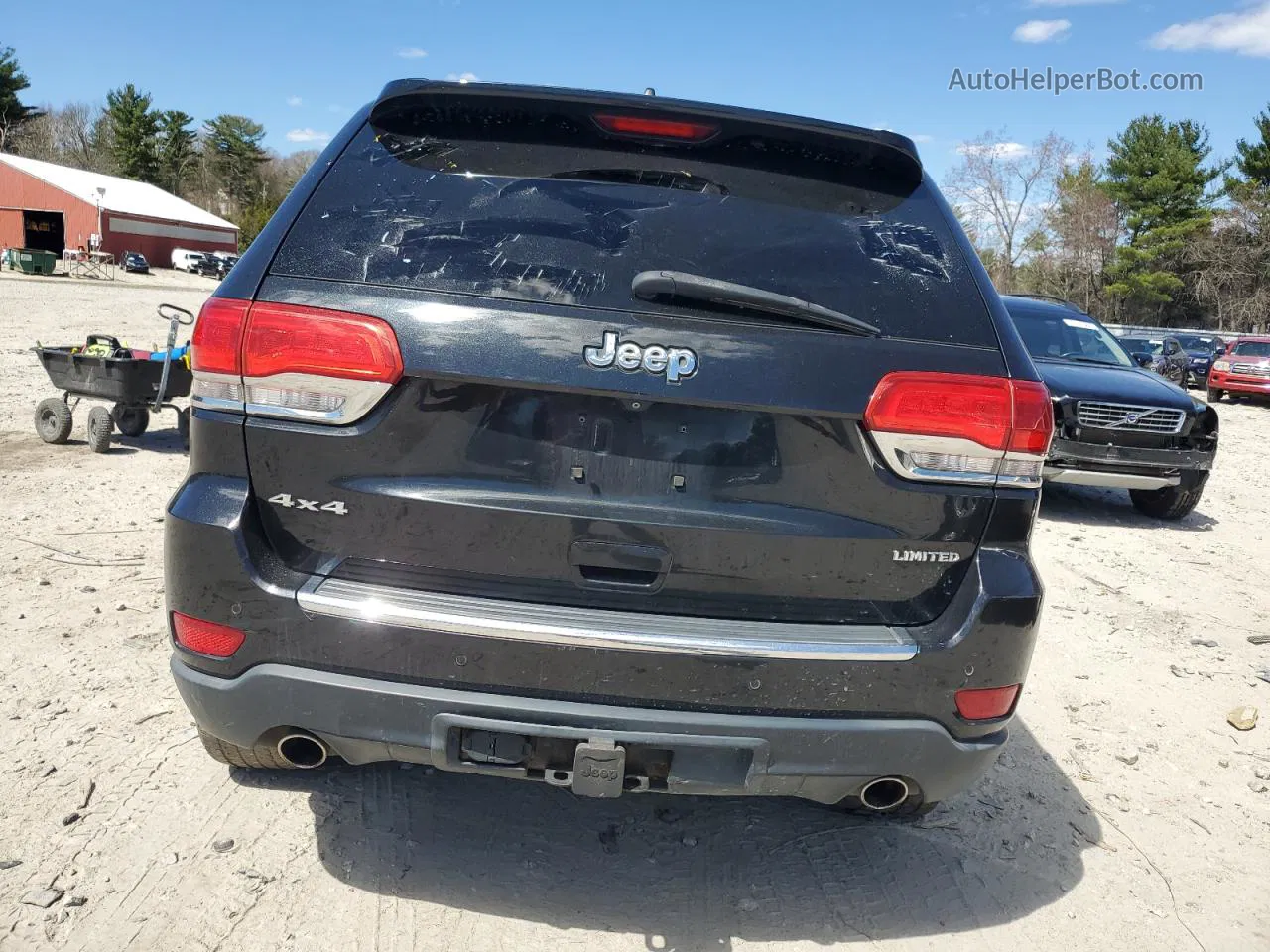 2014 Jeep Grand Cherokee Limited Black vin: 1C4RJFBT0EC121566