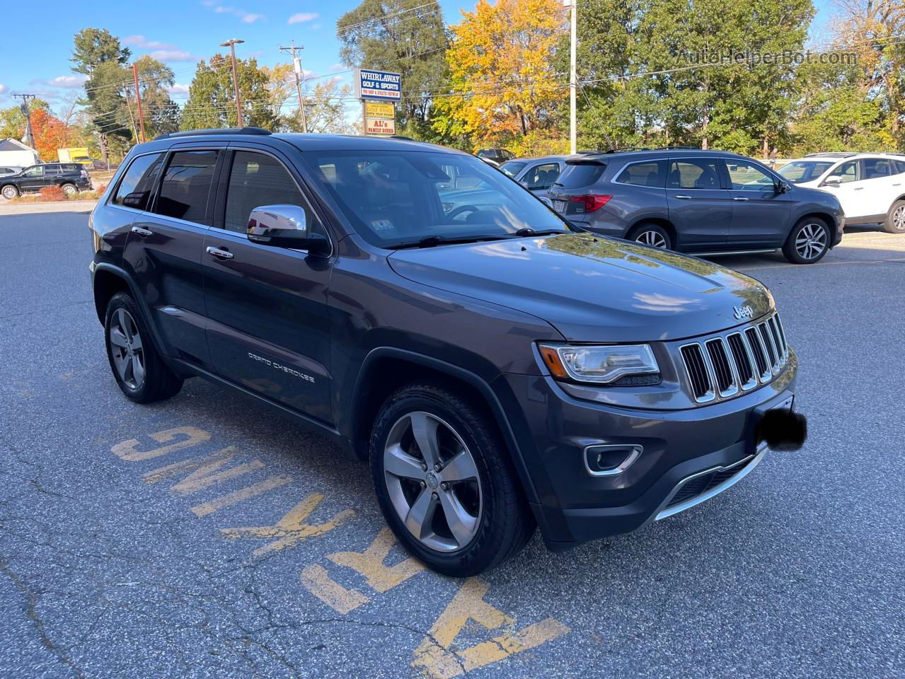 2014 Jeep Grand Cherokee Limited Серый vin: 1C4RJFBT1EC173188