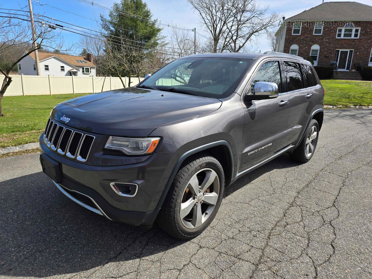 2014 Jeep Grand Cherokee Limited Gray vin: 1C4RJFBT1EC173188