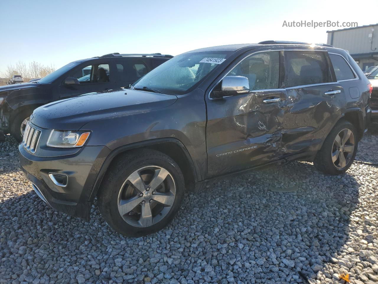 2014 Jeep Grand Cherokee Limited Gray vin: 1C4RJFBT2EC195362