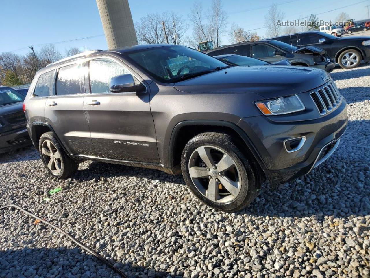 2014 Jeep Grand Cherokee Limited Gray vin: 1C4RJFBT2EC195362