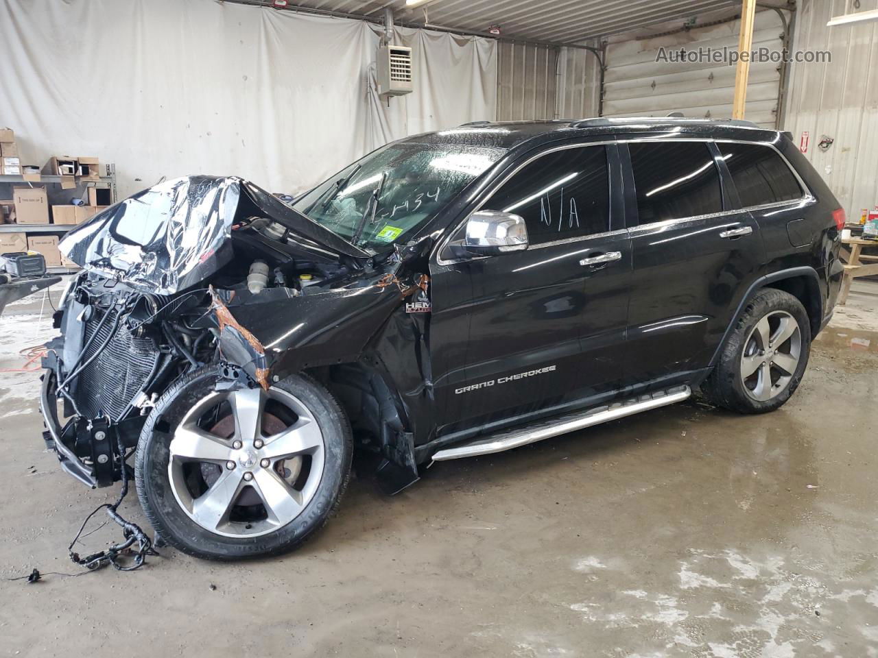 2014 Jeep Grand Cherokee Limited Black vin: 1C4RJFBT2EC320201