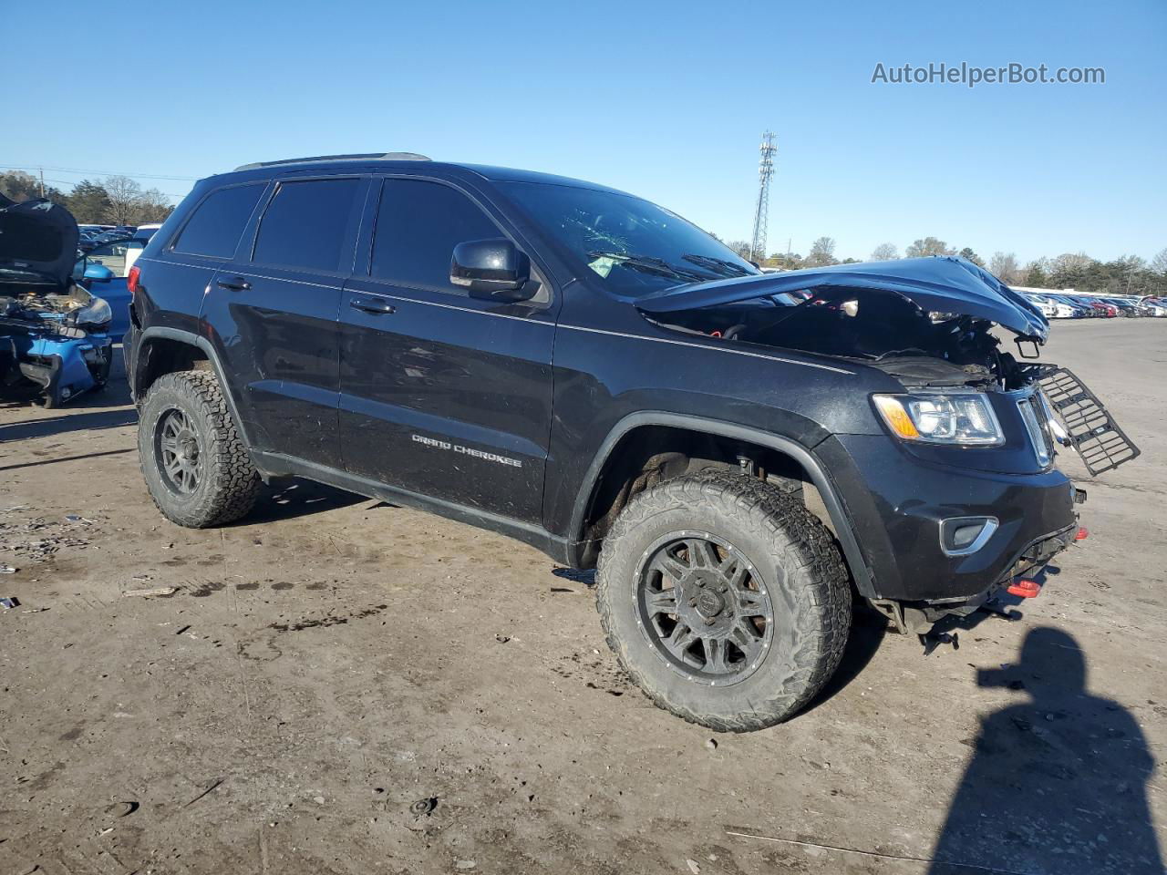 2014 Jeep Grand Cherokee Limited Черный vin: 1C4RJFBT4EC119853