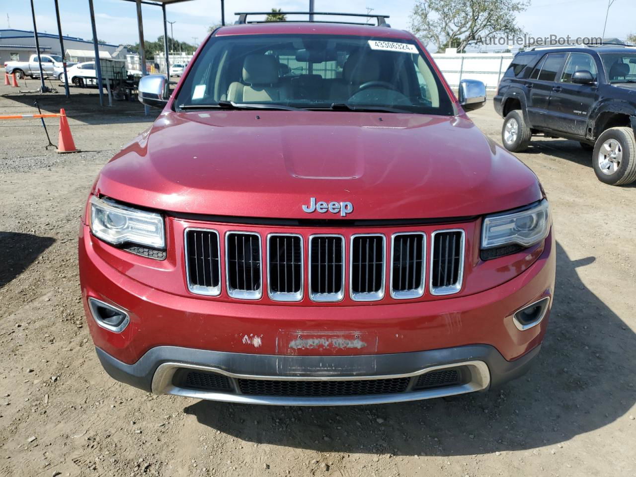 2014 Jeep Grand Cherokee Limited Red vin: 1C4RJFBT4EC177901