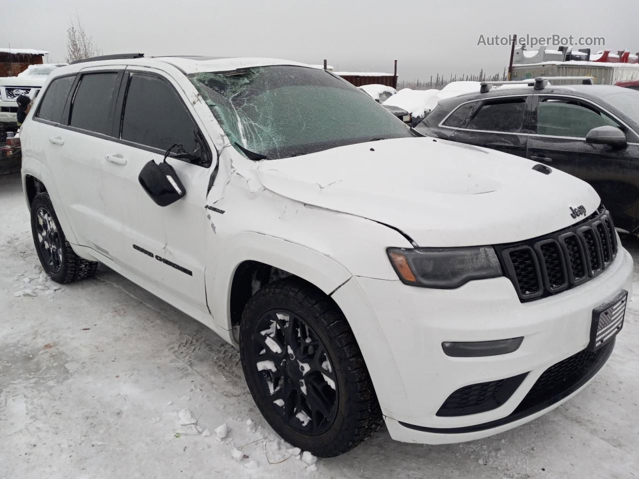 2021 Jeep Grand Cherokee Limited White vin: 1C4RJFBT5MC756863