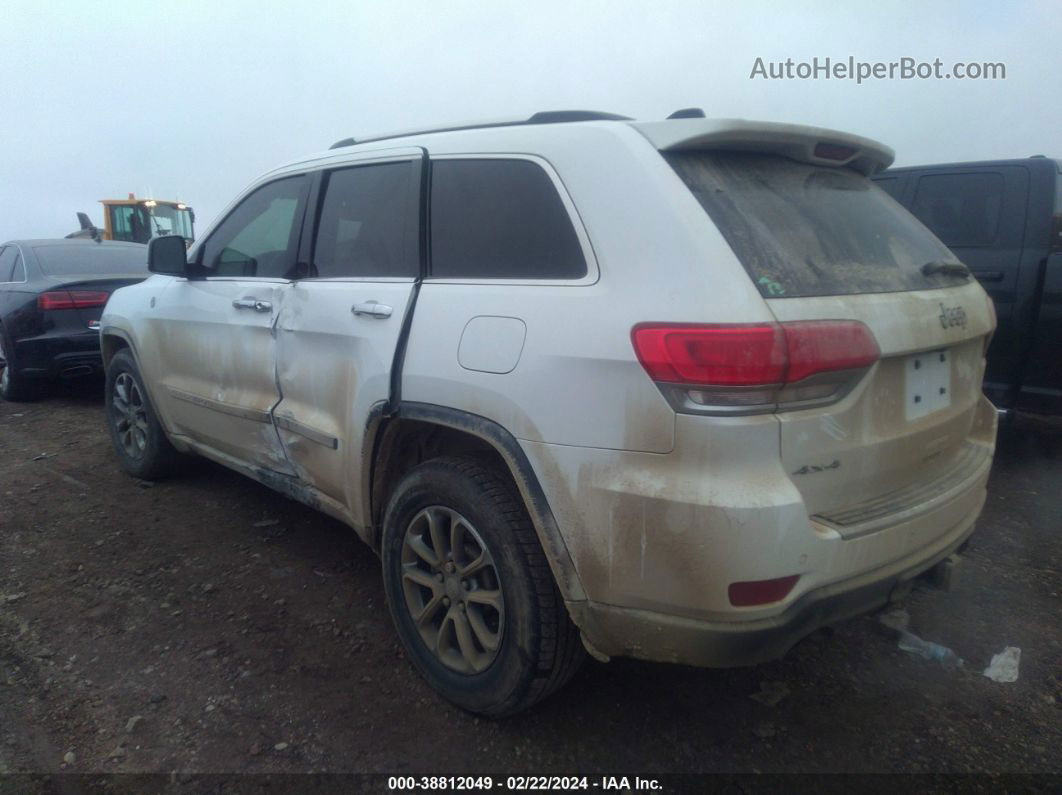 2015 Jeep Grand Cherokee Limited White vin: 1C4RJFBT6FC681593