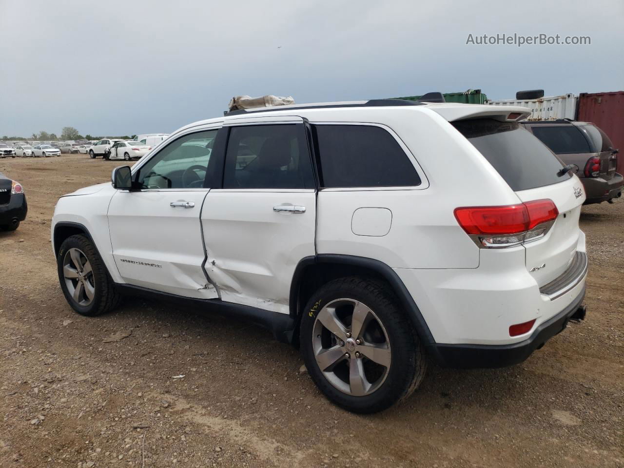 2014 Jeep Grand Cherokee Limited Белый vin: 1C4RJFBT7EC195874