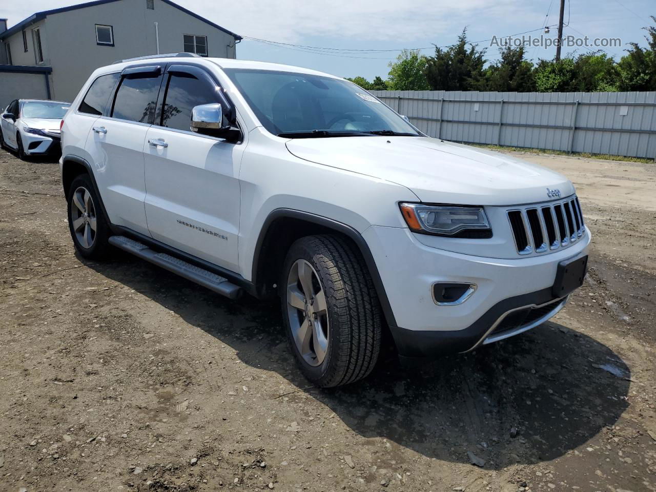 2014 Jeep Grand Cherokee Limited White vin: 1C4RJFBT7EC201169