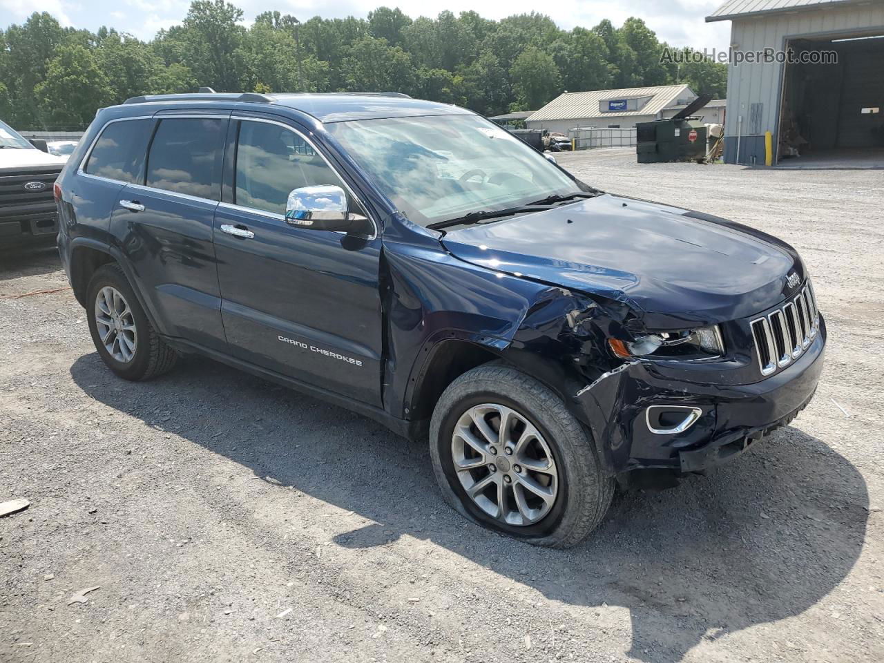 2014 Jeep Grand Cherokee Limited Синий vin: 1C4RJFBT8EC114798