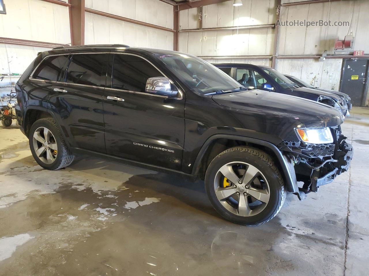 2014 Jeep Grand Cherokee Limited Black vin: 1C4RJFBT8EC206297