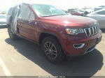 2017 Jeep Grand Cherokee Limited Burgundy vin: 1C4RJFBT8HC901870