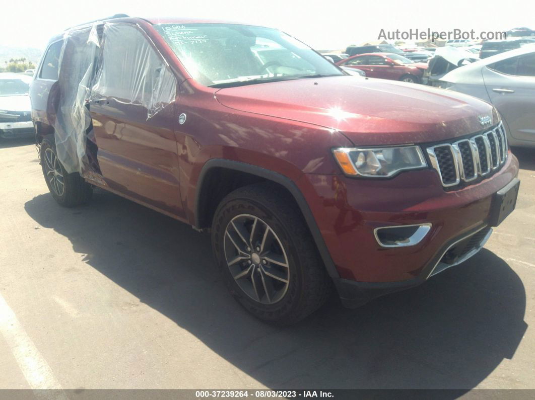 2017 Jeep Grand Cherokee Limited Burgundy vin: 1C4RJFBT8HC901870