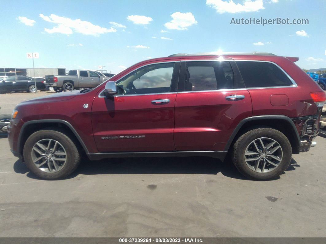 2017 Jeep Grand Cherokee Limited Бордовый vin: 1C4RJFBT8HC901870