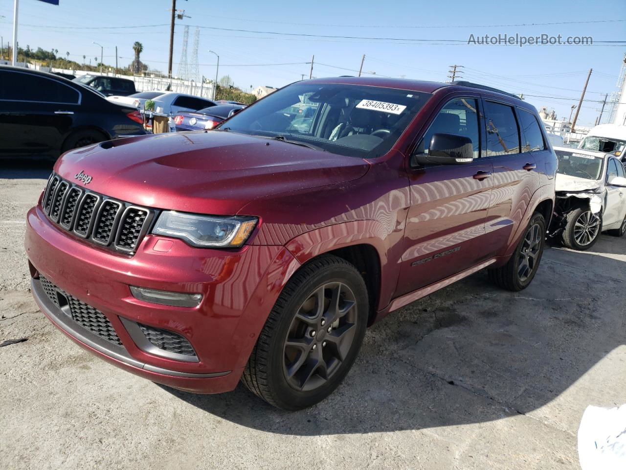 2019 Jeep Grand Cherokee Limited Burgundy vin: 1C4RJFBT9KC540270