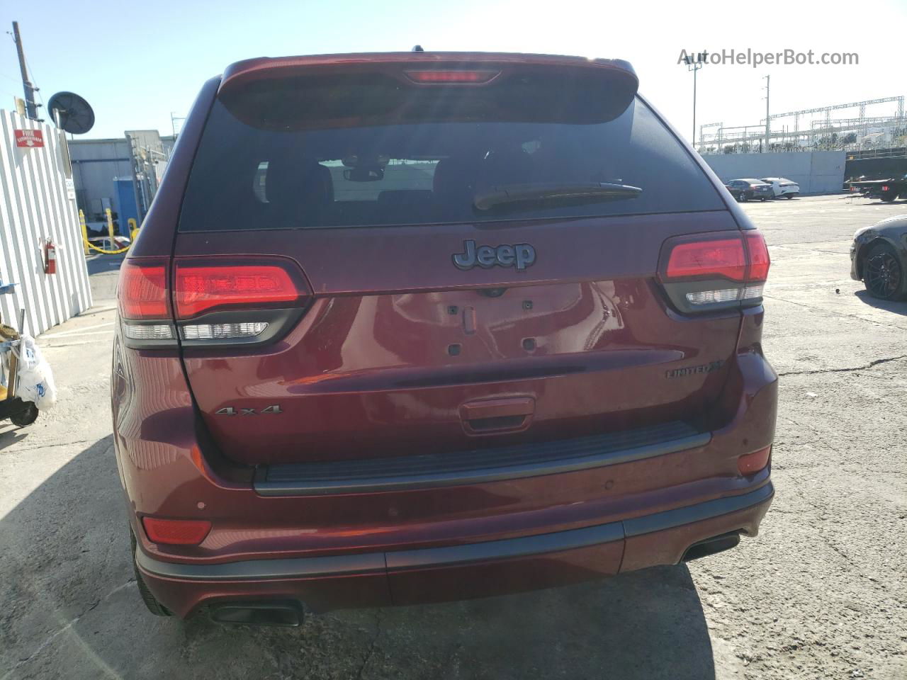 2019 Jeep Grand Cherokee Limited Burgundy vin: 1C4RJFBT9KC540270