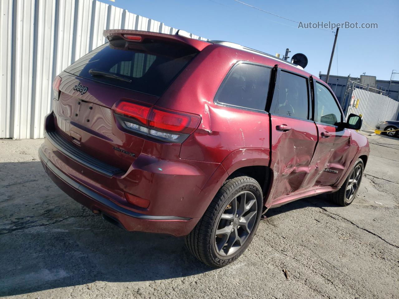 2019 Jeep Grand Cherokee Limited Burgundy vin: 1C4RJFBT9KC540270