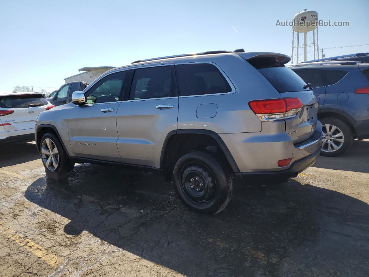 2014 Jeep Grand Cherokee Limited Silver vin: 1C4RJFBTXEC193861