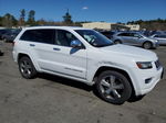 2014 Jeep Grand Cherokee Overland White vin: 1C4RJFCG0EC181476