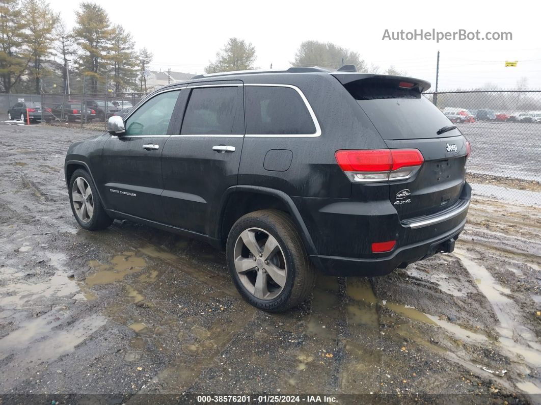 2015 Jeep Grand Cherokee Overland Black vin: 1C4RJFCG0FC680876