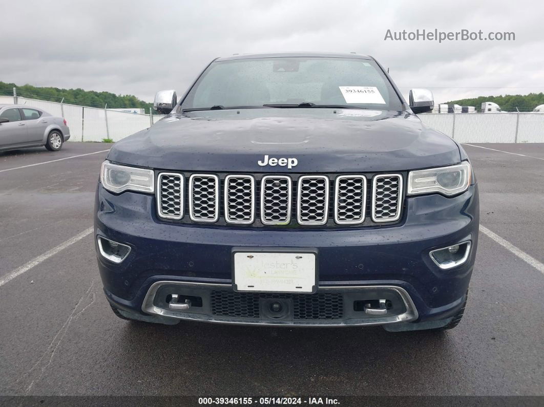 2017 Jeep Grand Cherokee Overland 4x4 Dark Blue vin: 1C4RJFCG0HC843402