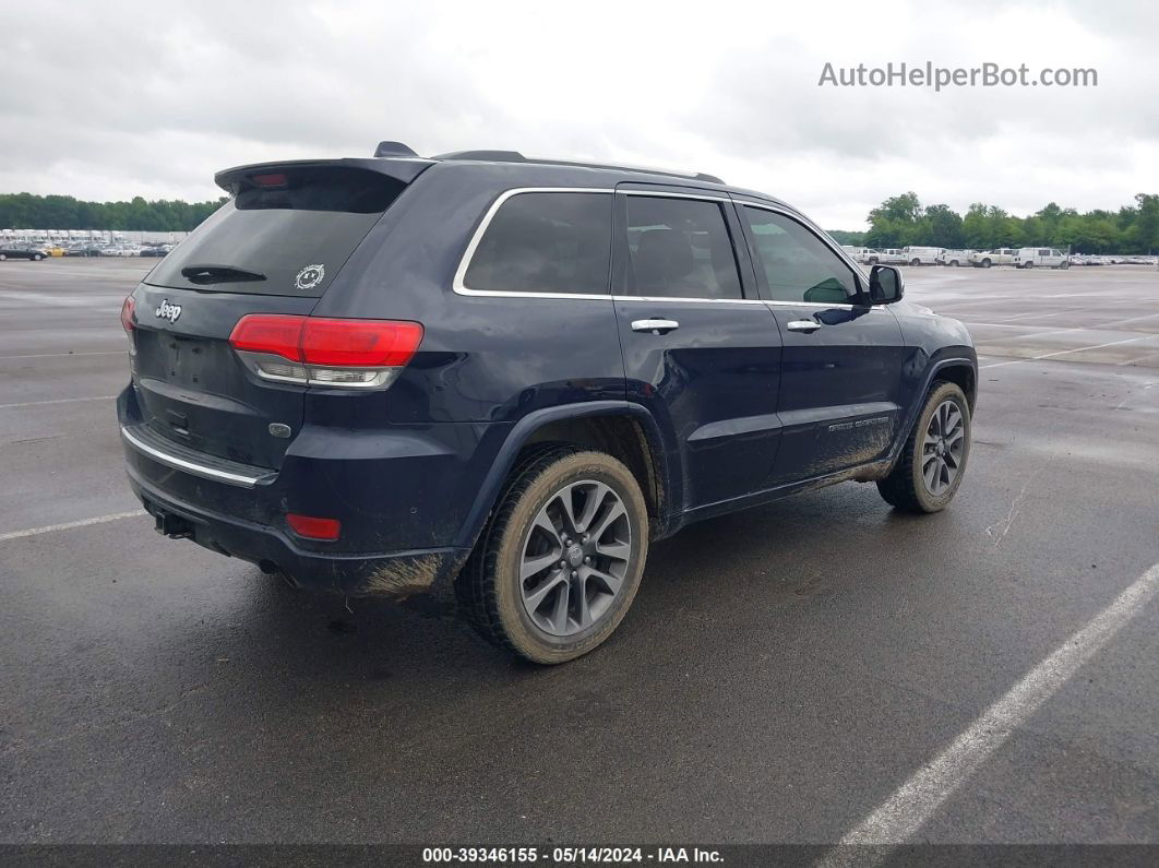 2017 Jeep Grand Cherokee Overland 4x4 Dark Blue vin: 1C4RJFCG0HC843402