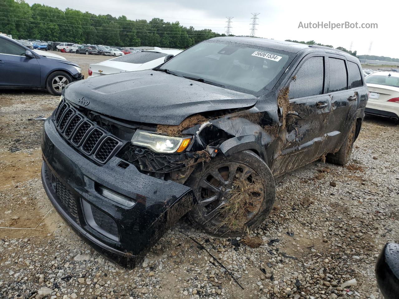 2019 Jeep Grand Cherokee Overland Black vin: 1C4RJFCG0KC687904