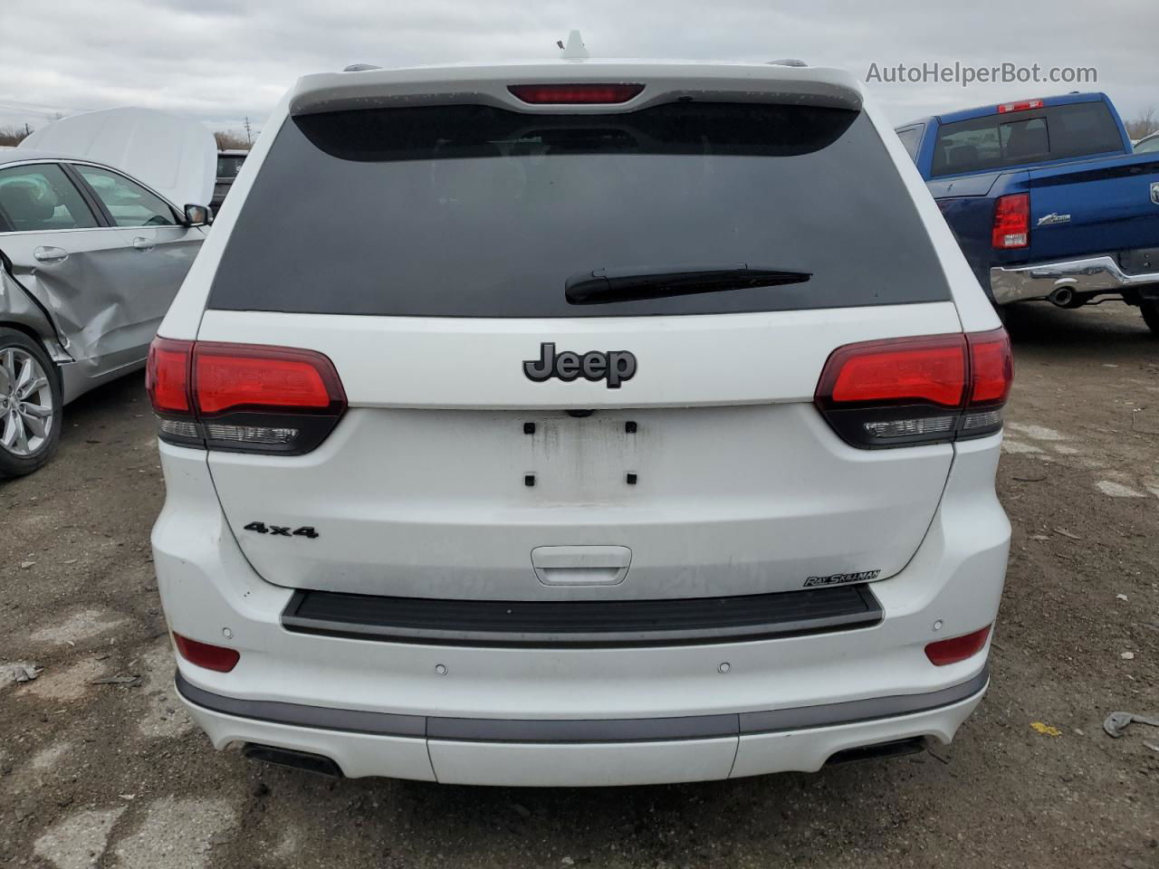 2019 Jeep Grand Cherokee Overland Белый vin: 1C4RJFCG0KC819141