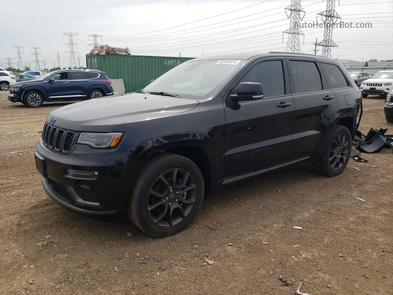 2021 Jeep Grand Cherokee Overland Black vin: 1C4RJFCG0MC726672