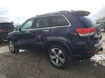 2014 Jeep Grand Cherokee Overland Blue vin: 1C4RJFCG1EC378592