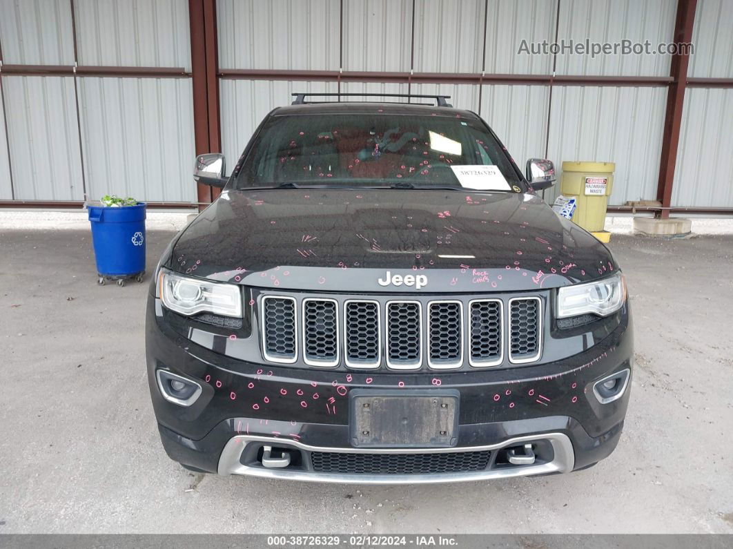 2015 Jeep Grand Cherokee Overland Black vin: 1C4RJFCG1FC227057