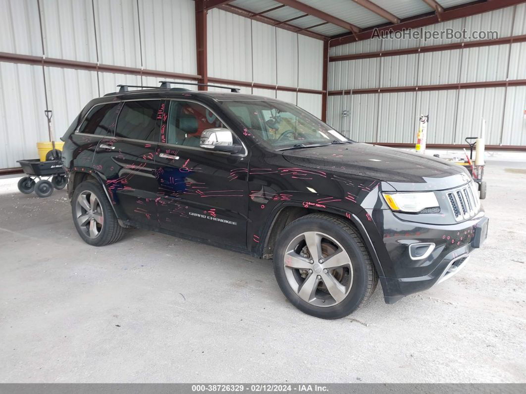 2015 Jeep Grand Cherokee Overland Black vin: 1C4RJFCG1FC227057