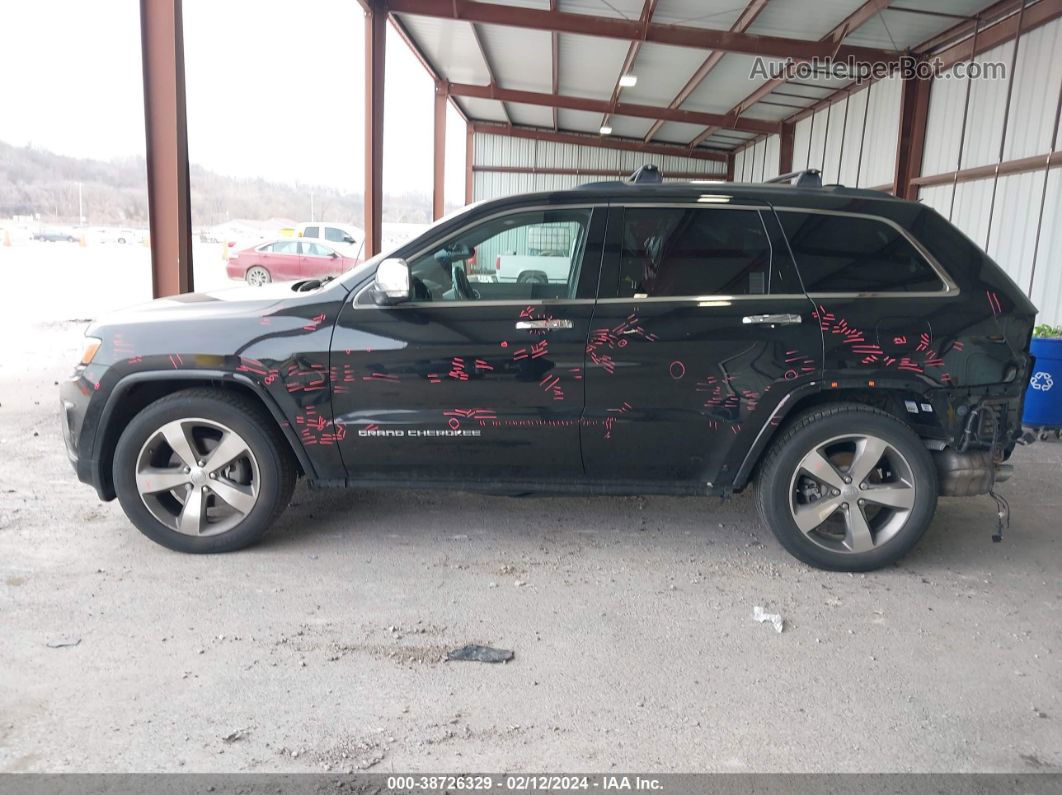 2015 Jeep Grand Cherokee Overland Black vin: 1C4RJFCG1FC227057