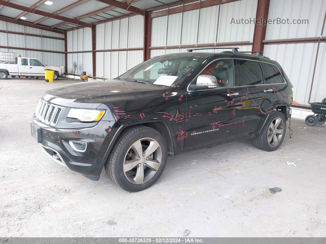 2015 Jeep Grand Cherokee Overland Black vin: 1C4RJFCG1FC227057