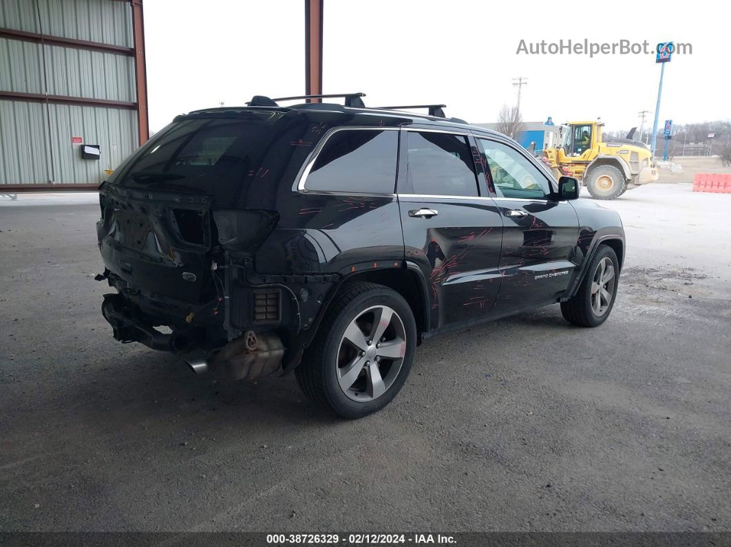 2015 Jeep Grand Cherokee Overland Black vin: 1C4RJFCG1FC227057