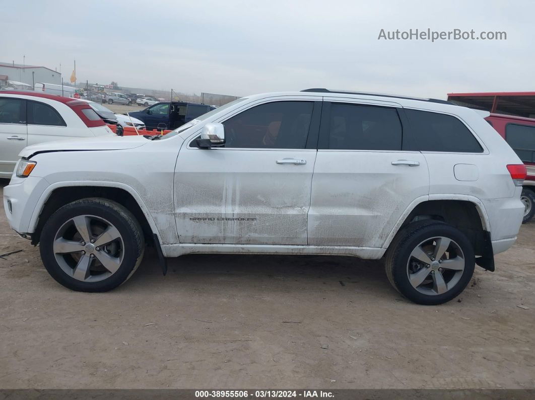 2015 Jeep Grand Cherokee Overland White vin: 1C4RJFCG1FC739188