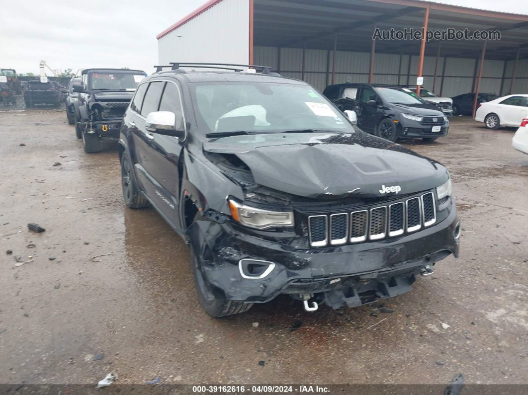 2015 Jeep Grand Cherokee Overland Black vin: 1C4RJFCG1FC804363