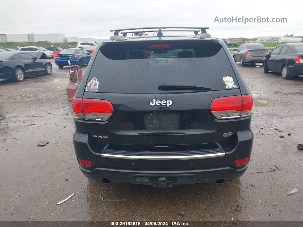 2015 Jeep Grand Cherokee Overland Black vin: 1C4RJFCG1FC804363