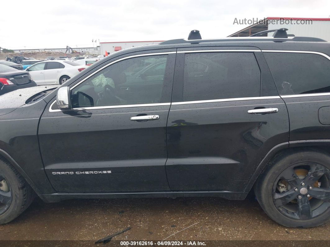 2015 Jeep Grand Cherokee Overland Black vin: 1C4RJFCG1FC804363