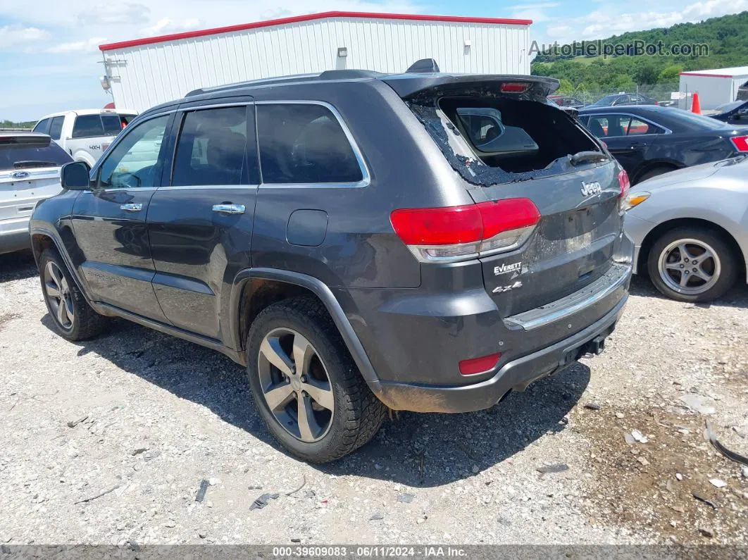 2015 Jeep Grand Cherokee Overland Gray vin: 1C4RJFCG1FC876731