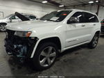 2015 Jeep Grand Cherokee Overland White vin: 1C4RJFCG1FC942355