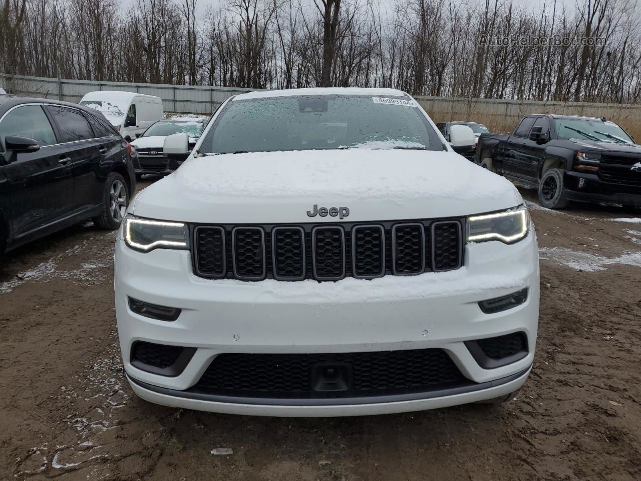 2019 Jeep Grand Cherokee Overland Белый vin: 1C4RJFCG1KC810089